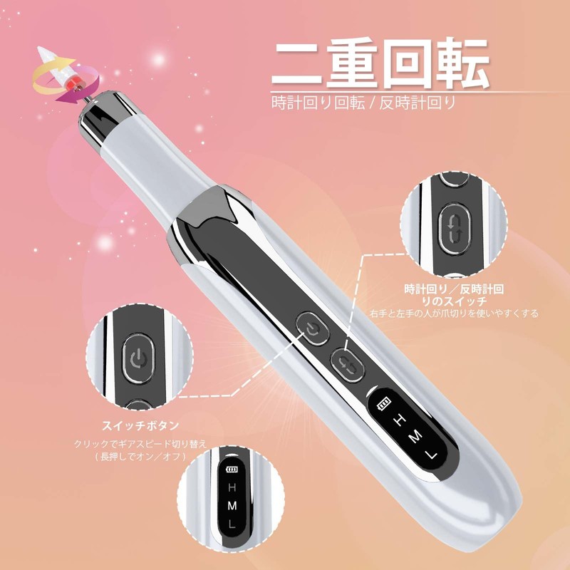 RETILO Electric Nail Machine, Electric Nail Care, Nail Machine Professional