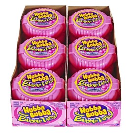 Hubba Bubba Bubble Tape, Awesome Original, 6 Feet of Gum,( Canadian), (Pack of
