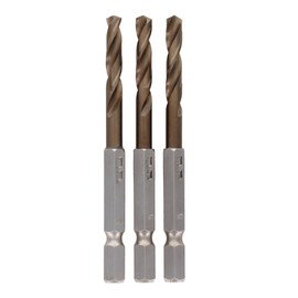 Sankyo Corporation CUSTOM KOBO CCB-357 3-Piece Short Size Cobalt HSS Steel Drill Blade Set, 0.2 inches (5.0 mm), Pack of 3