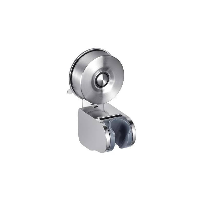 Adjustable Suction Cup Shower Holder - Stainless Steel Bracket
