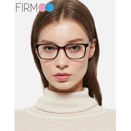 Firmoo Blue Light Filter Glasses Women Men Anti Blue Light Computer Glasses Anti-Glare No Prescription Blue Light UV Protective Glasses for Screens Gaming Bluelight Filter, clear