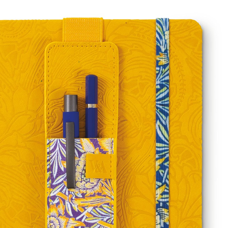 IF V&A Bookaroo Pen Pouch, Yellow, One Size, Morris Tulip
