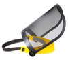 Spares2go Full Face Protective Shield Strimming Trimming Chainsaw Garden Metal