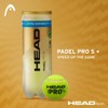 HEAD Pelotas Pádel Pádel Pro S+ Bote de 3 Pelotas