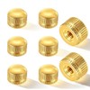 Screw Caps for Light Fixtures, Metal M4 Threaded Cap Nuts,