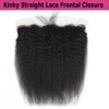 Nicewig 13x4 Kinky Straight HD Lace Frontal Closure Transparent Lace