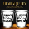 Onebttl Anniversary Cups for Couples, 1 Year Anniversary Funny Gifts