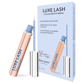 âme pure® LUXE LASH Eyelash Serum, Long Eyelashes, Growth, Volume and Strengthening, Vegan, Cruelty Free, Dermatologically Tested
