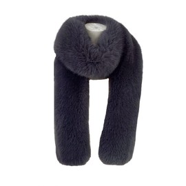 JNGUOSICN Women Winter Scarf Long Faux Fur Collar Shawl Cold Protection Scarf Windproof Fur Scarf Neck Warmer Scarf Wrap