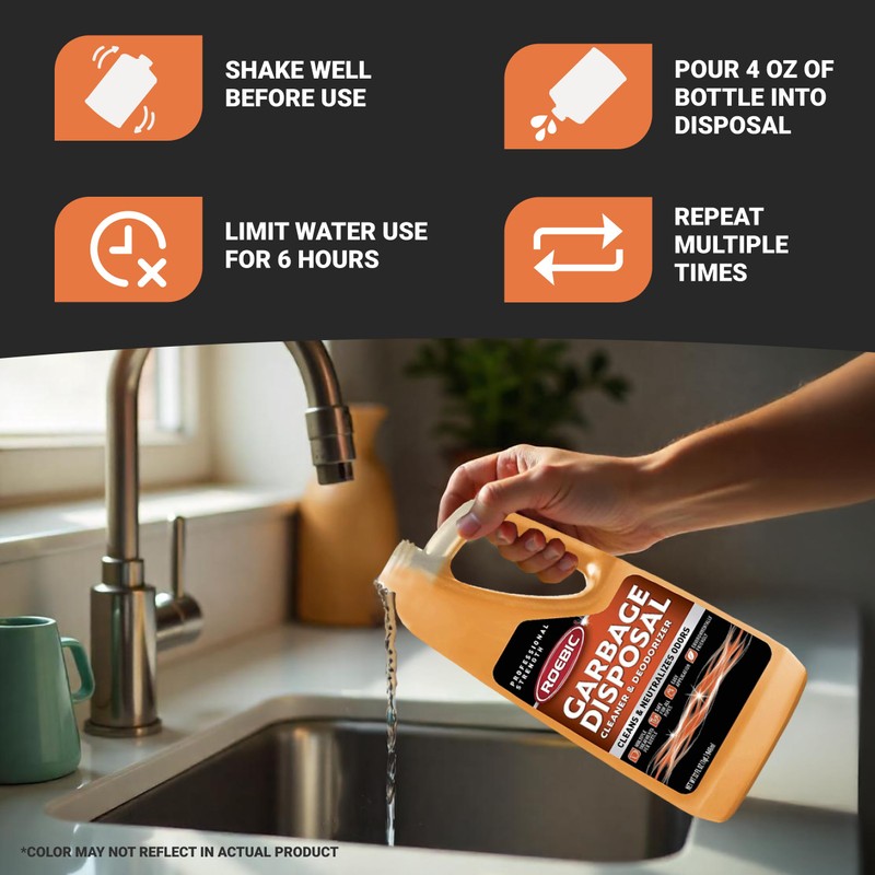 Roebic K-27 Garbage Disposal Cleaner, Liquid Sink and Sewer Drain