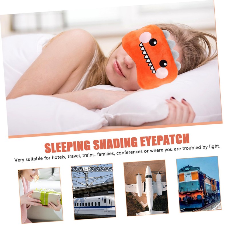 SAFIGLE Cartoon Eye Mask for Sleeping Comfortable Breathable Eye Cover