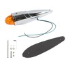 MGWILL Glass Cab Marker Light, Amber Lens Top Roof Running
