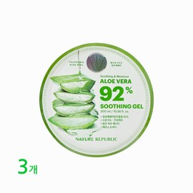 Soothing & Moisture Aloe Vera Soothing Gel 300ml (3ea) / 수딩 앤 모이스처 알로에베라 수딩젤 300ml (3개)
