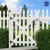 HAPPYGATE Fence Gate Hardware Kit, Heavy Duty Gate Kit for
