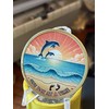 Dolphin Jumping Beach One Day at A Time Medallion Serenity