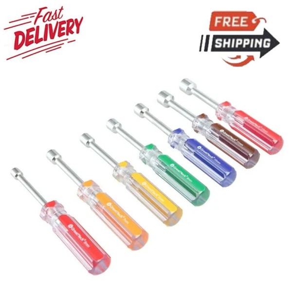 Unbranded Professional Nut Driver Set 7 Piece Metric Chrome Vanadium