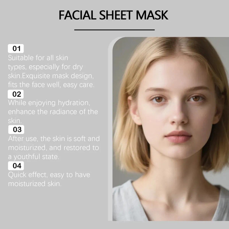 Mascarilla Hidratante Humectante 4pcs 1pack