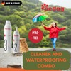 pedag Leather/Suede/Nubuck/Textile Cleaner and Conditioner with Waterproofing Kit, 250 ml/150