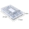 91pcs Hose Clamp Set with Z Wrench, Stainless Steel Adjustable