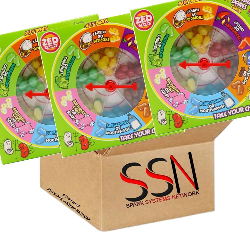 Zed Candy Double Dares Game, 100g Assorted Weird and Fruit