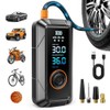 Portable Tire Inflator with Digital Pressure Gauge