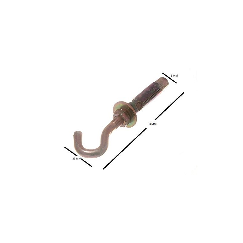 2 x Masonry Brick Sleeve Anchors M6 x 45mm