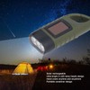 Solar Hand Crank Flashlight Emergency LED Portable Torch for Climbing