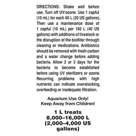 Seachem Pristine Natural Waste Management - Organic Sludge and Detritus Eliminator 1 L