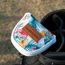 BAIRBRE Golf Club Covers Driver Covers Fairway Wood Headcover Hybrid Cover Leather Mallet Putter Covers Blade Headcovers Golf Head Covers for Most Brand