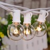 Afirst Outdoor String Lights 50FT with 53 Globe Bulbs Patio