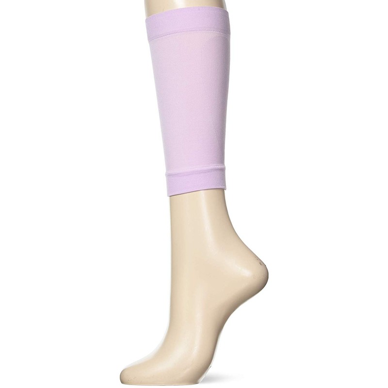 okamoto 638-976 Women's Socks, Lightweight, Thin Calf Supporter, lilac, L