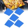 5pcs Silicone Pot Holders Mat Heat Resistant Anti Slip Square