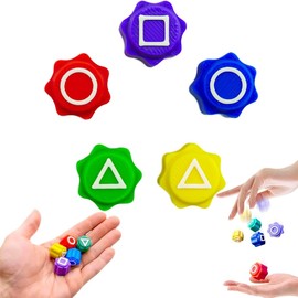 ZPSOSPZ 5PCS Gonggi Korean Game,Gonggi Stones,Korean Traditional Reflex Challenge Play Game,Korean Folk Classic Mini Grasping Stones Hand-Eye Coordination Games for TV Fans And Kid