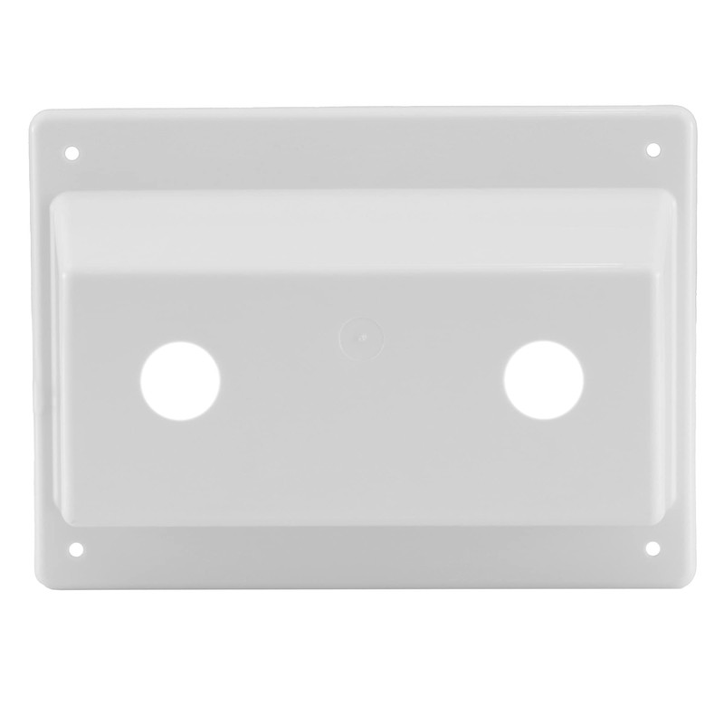 RecPro Faucet Bezel | Stand Off Faucet Cover (White)