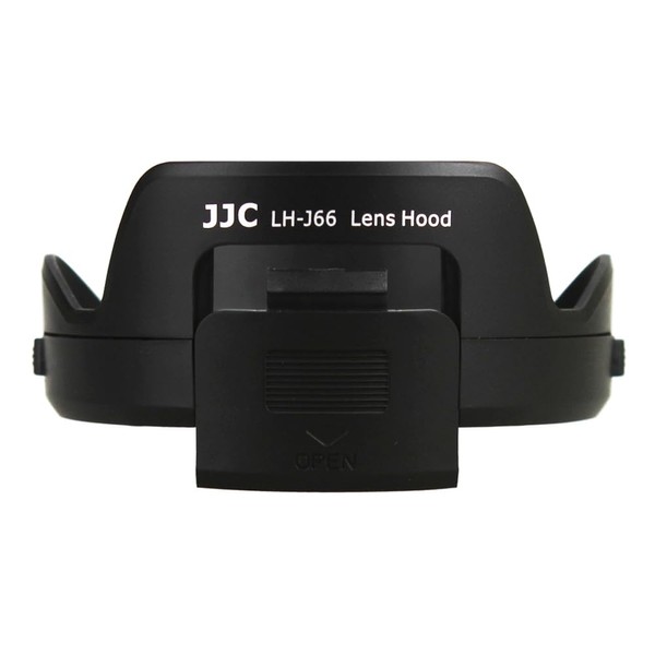 JJC Reversible Lens Hood with Side Window for Olympus M.