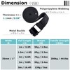 YAPJEB Cargo Tightening Belt, Luggage Belt, Lashing Belt, Tie-Down Belt,