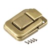sourcing map Toggle Latch 48 mm Brass Wooden Box Hasp