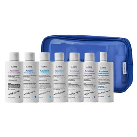 [Limited Quantity] Santé Azulene Soother Travel Kit 50ml 7 types (Cleansing Soother + Cleansing Milk + Toner + Lotion + Shampoo + Treatment + Essence) / [한정수량] 상떼 아줄렌 수더 트래블 키트 50ml 7종 (클렌징수더+클렌징밀크+토너+로션+샴푸+트리트먼트+에센스)