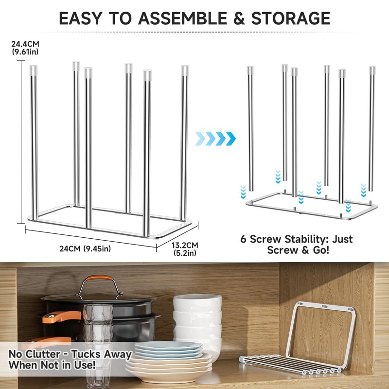 XILIMEN Water Bottle Drying Rack Reusable Bottle Rack Dryer Kitchen