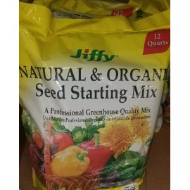 JIFFY Natural & Organic  SEED STARTER  MIX Potting soil  GREENHOUSE QUALITY MIX