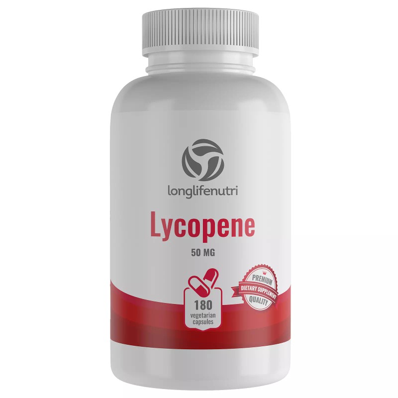 LongLifeNutri Lycopene 50 mg - 180 Vegetarian Capsules