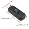 Hahiyo 6A 250V Inline Cord Switch Rocker Button Double Pole