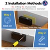 Anweller Smart Cabinet Lock, Hidden No Drill Adhesive Baby Proofing