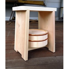 Fujihinoki cypress wood wooden bowl for bathroom Hinoki bath / 후지히노끼 편백나무 욕실용 원목바가지 히노끼탕