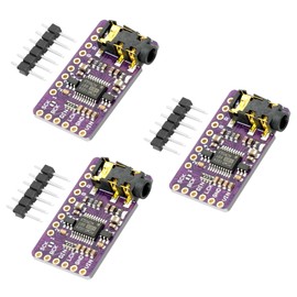 PCM5102 I2S IIS Lossless Digital Audio DAC Decoder Module AYWHP 3 PCS PCM5102 I2S IIS Interface Player Board PHAT Format with 3.5 mm Socket for Arduino