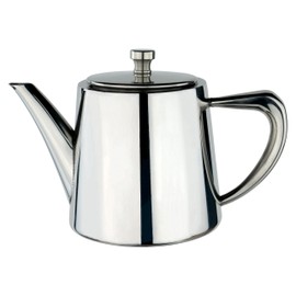 Café Olé Derwent Teiera, 370 ml, per 1 persona, acciaio inossidabile, desing moderno con finitura a specchio, beccuccio perfetto per versare