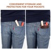 RingSun Genuine Leather Pocket Protector for Men, Durable Pocket Tool