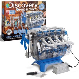 Discovery #Mindblown DIY Toy Model Engine Building Kit STEM Mechanic Engineering