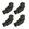 IEC320 C6 to C13 Power Adapter 90 Degree 2.5A‑10A 250V