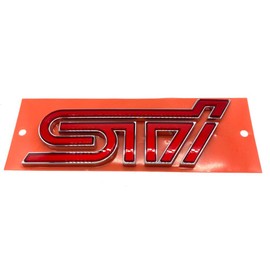 Subaru Impreza GE/GH/GR Rear STI Red Emblem